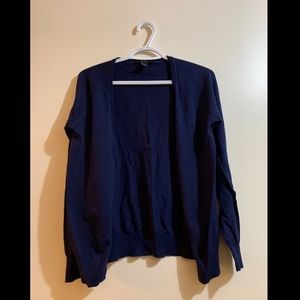 Forever 21 Navy Blue Basic Cardigan